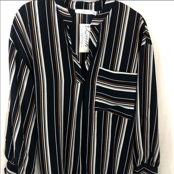 NWT Lush stripped hi-lo top - Picture 9 of 9